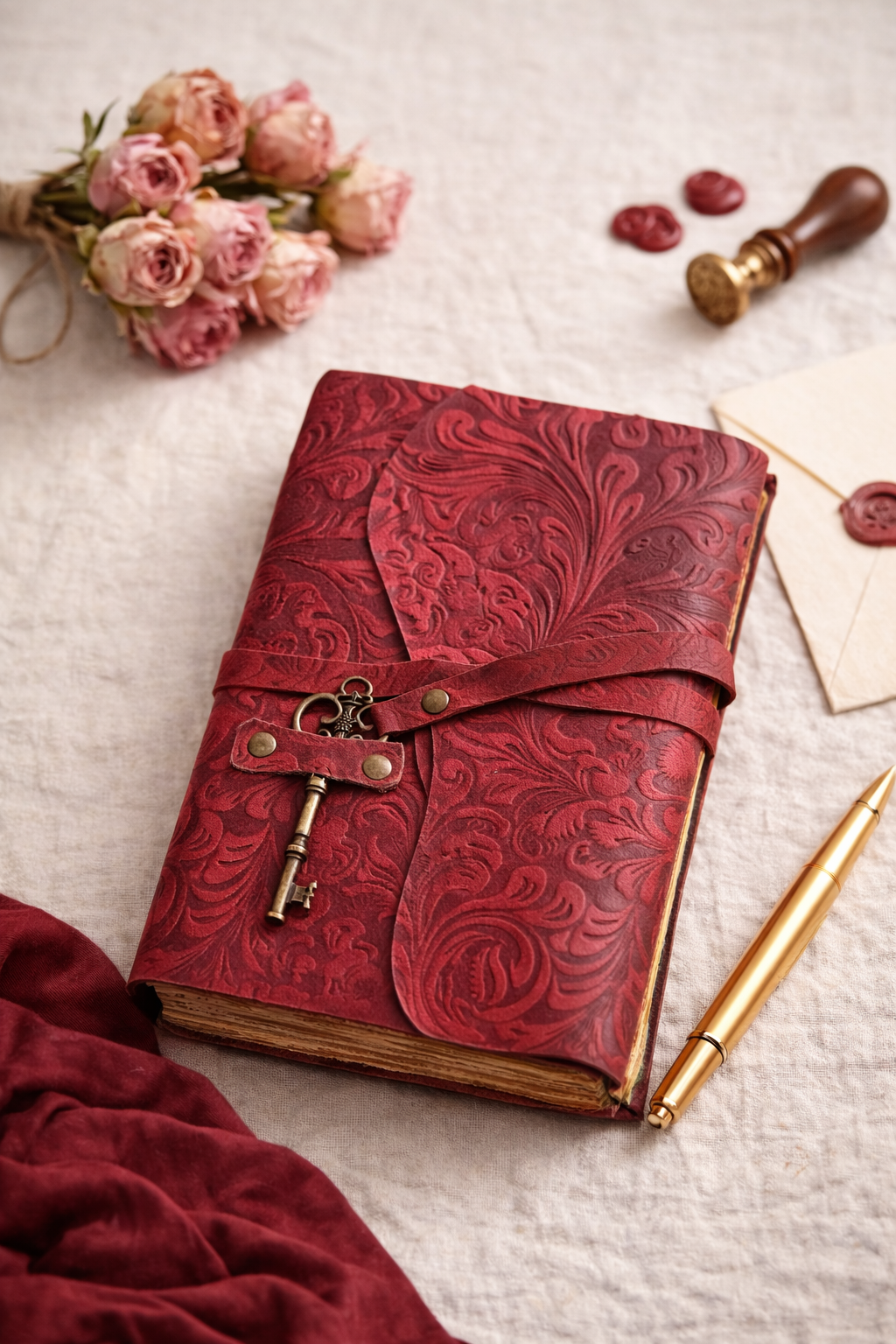 Leather Journal Tie Lock