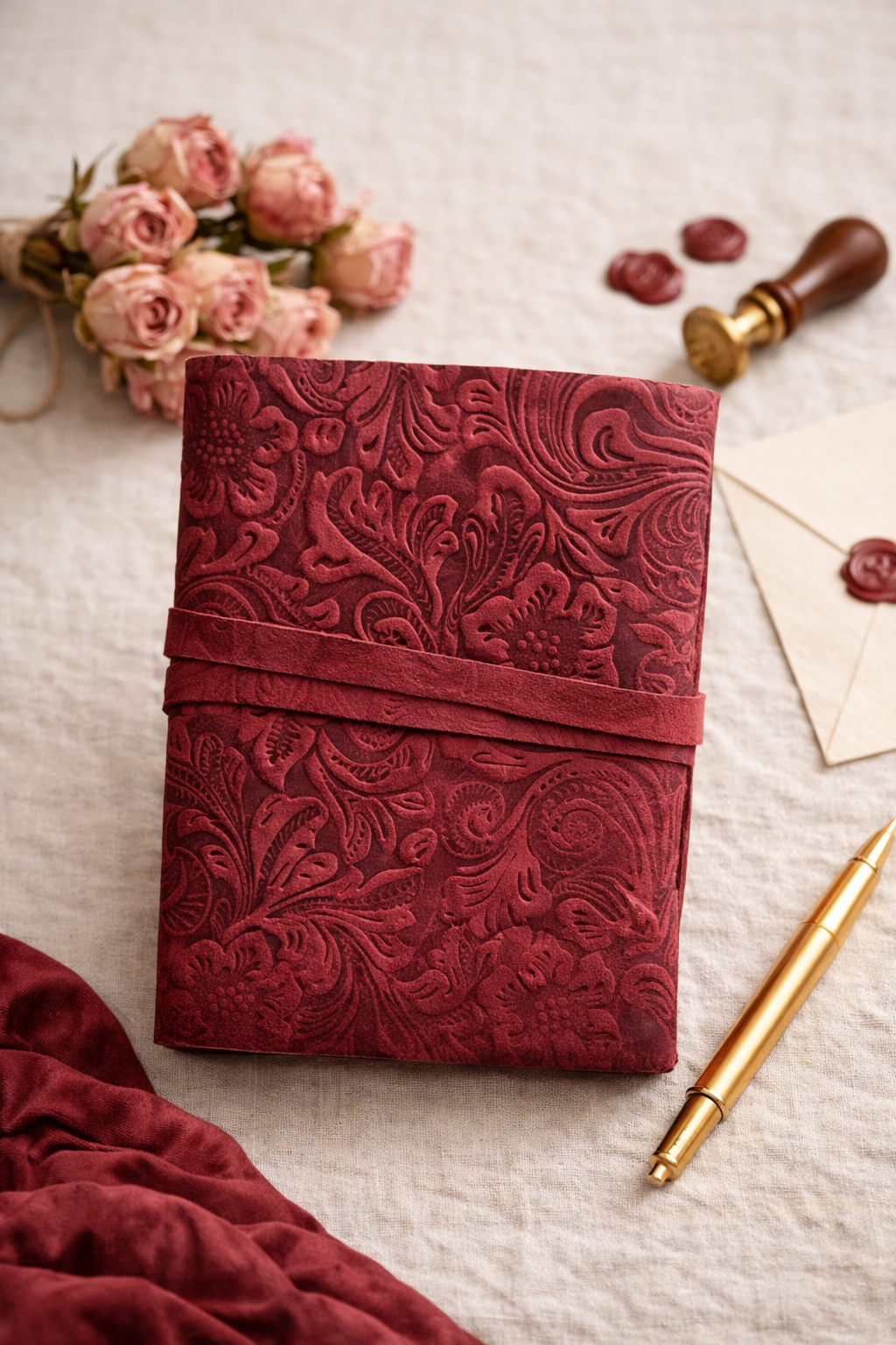 Leather Journal Tie Lock
