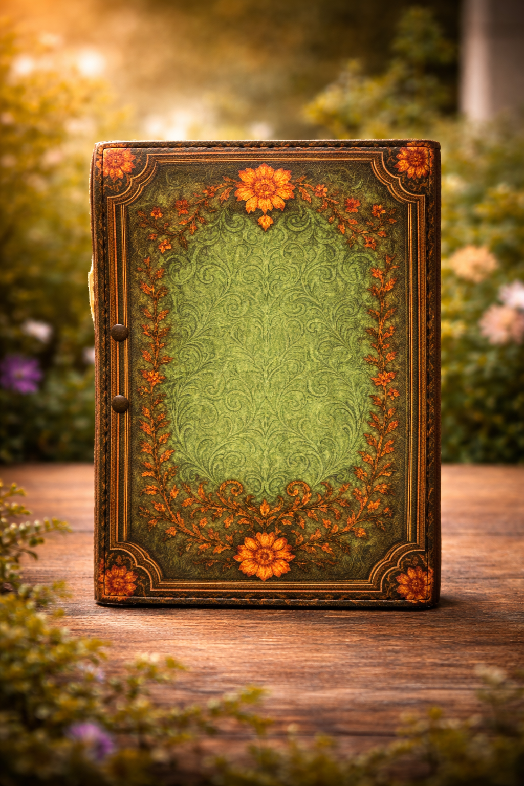 Butterfly Leather Deckle Journal