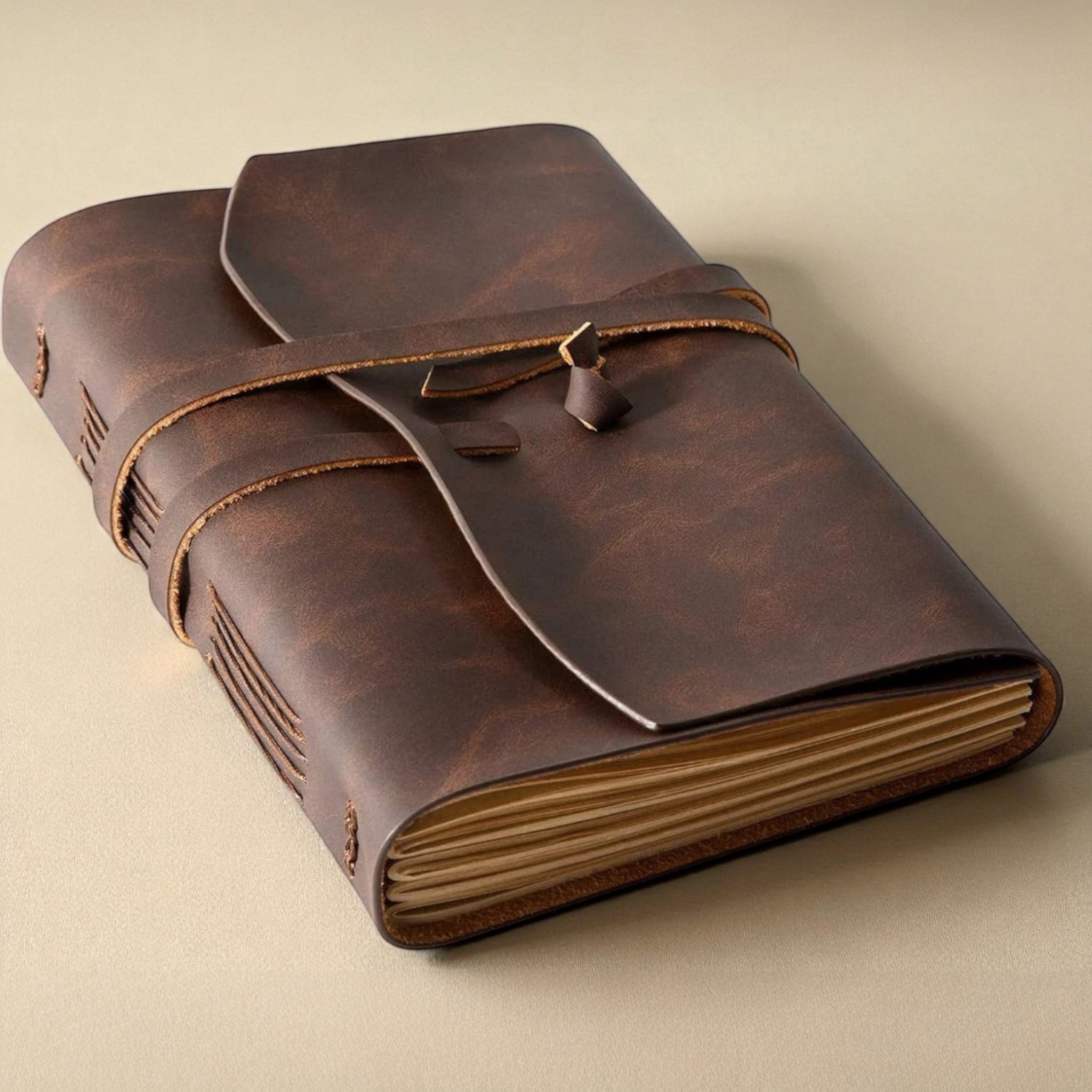 Buffalo Leather Medieval Journal