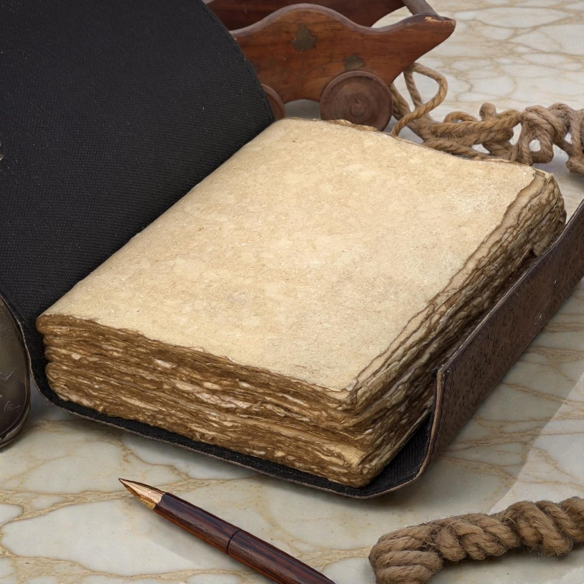 Book Of Shadow Deckle Journal