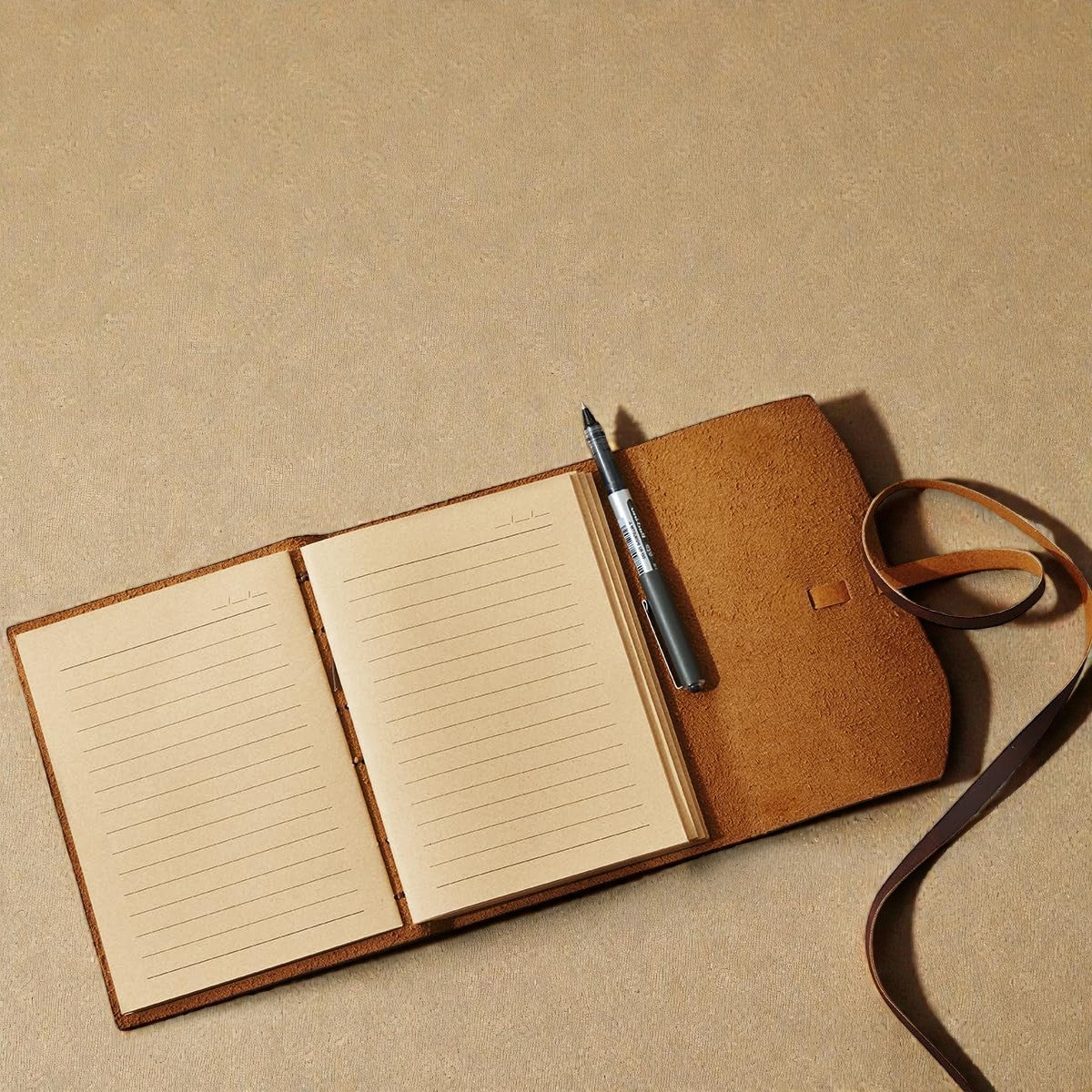 Buffalo Leather Medieval Journal