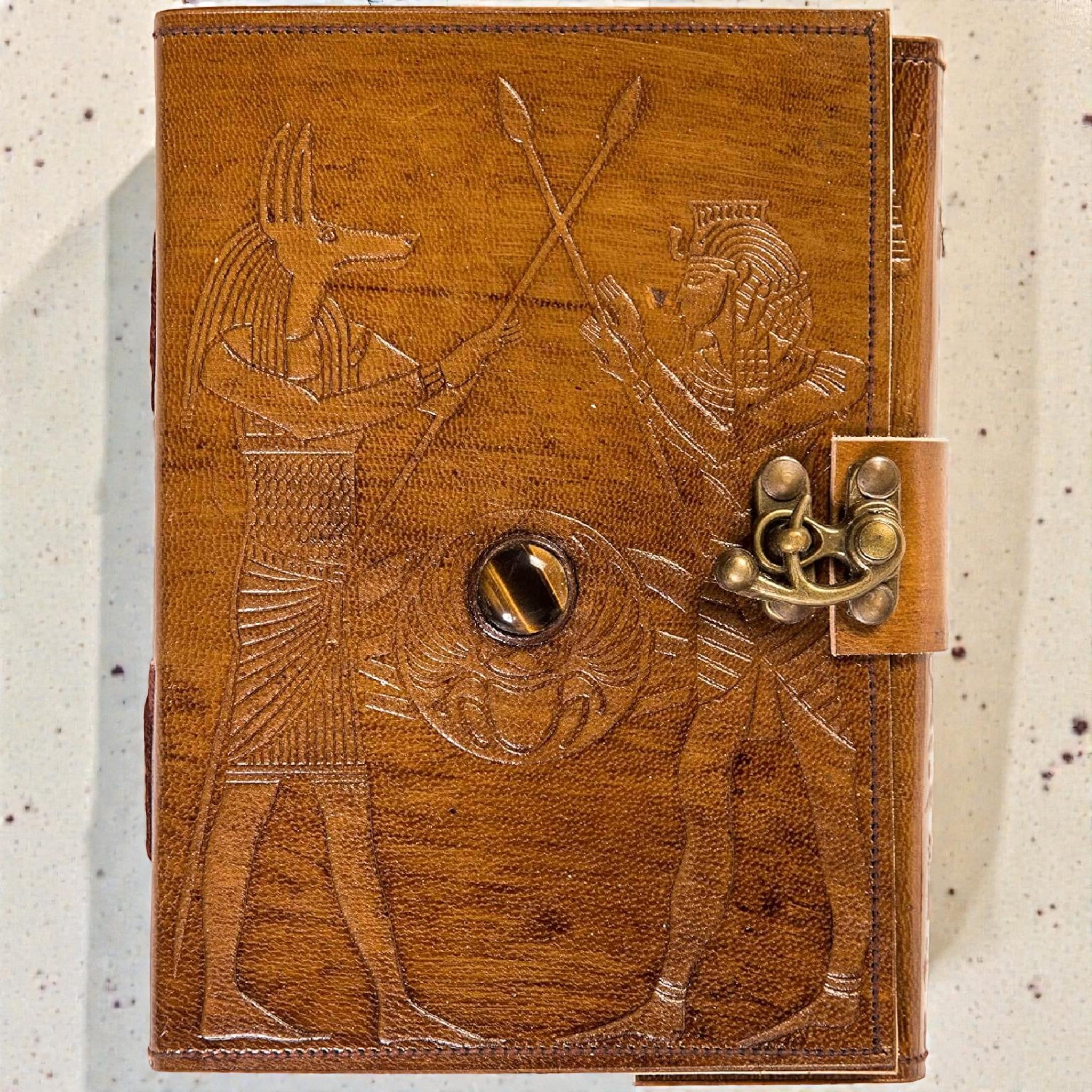 Ancient Egyptian King Pharaoh Leather Journal