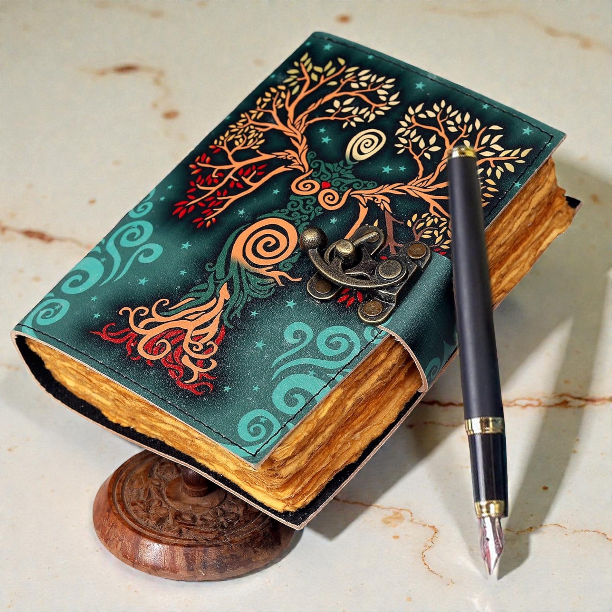 Tree Of Life Lady Journal Deckle