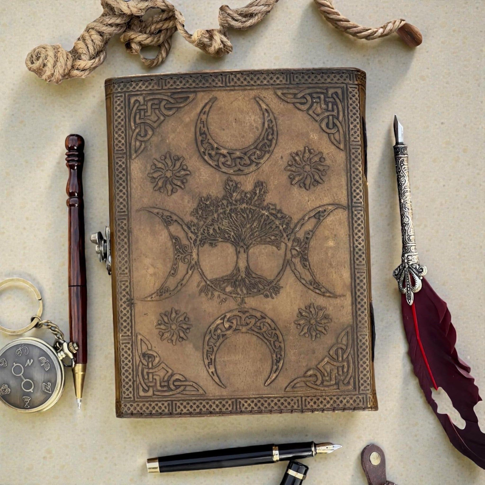 Book Of Shadow Deckle Journal