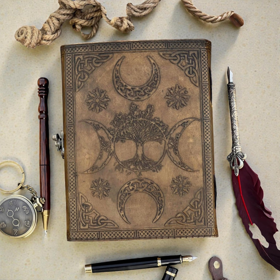 Book Of Shadow Deckle Journal