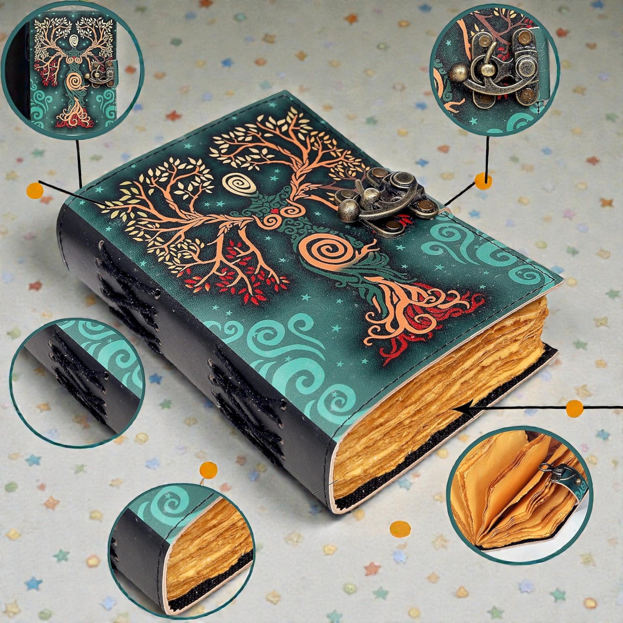 Tree Of Life Lady Journal Deckle