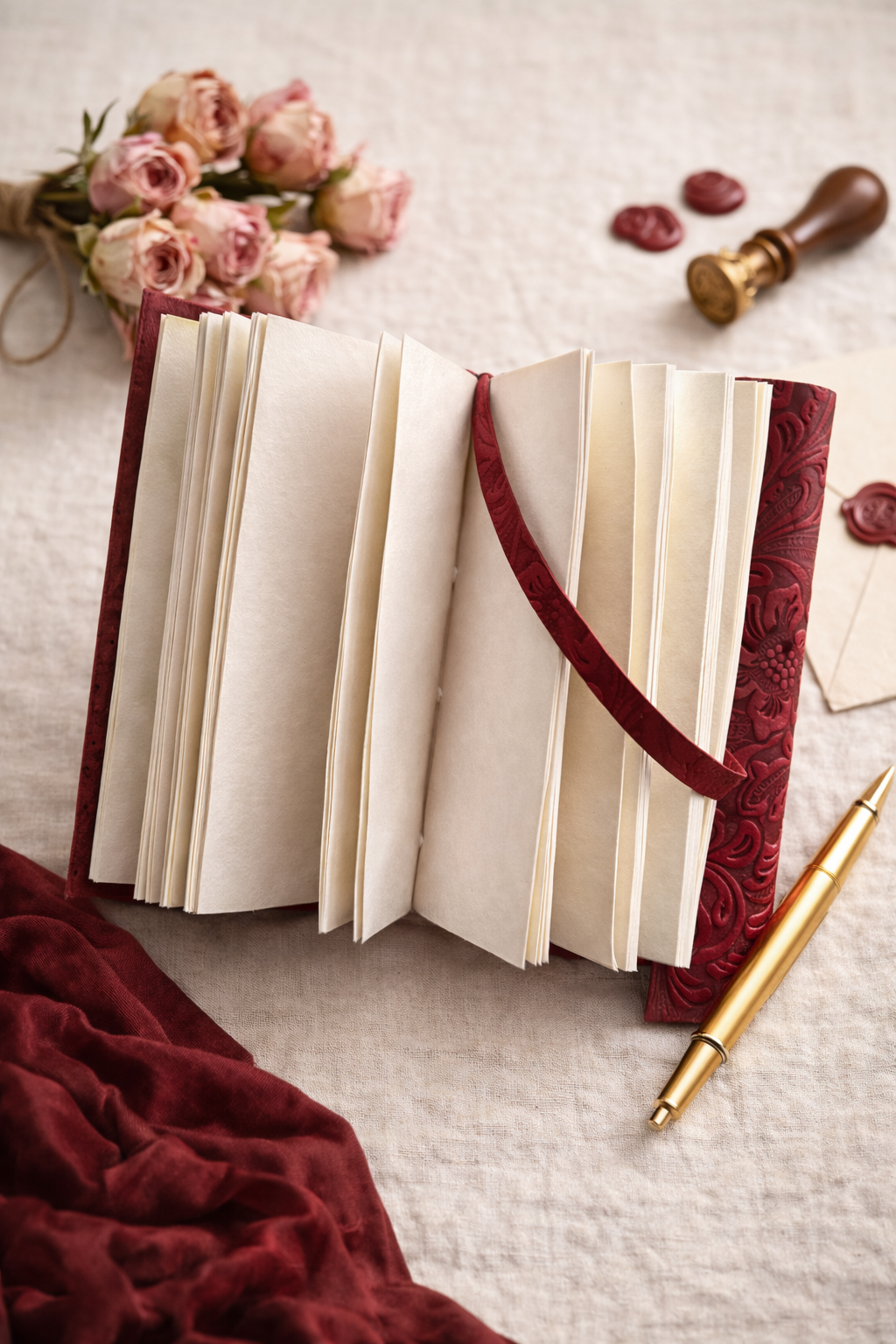 Leather Journal Tie Lock