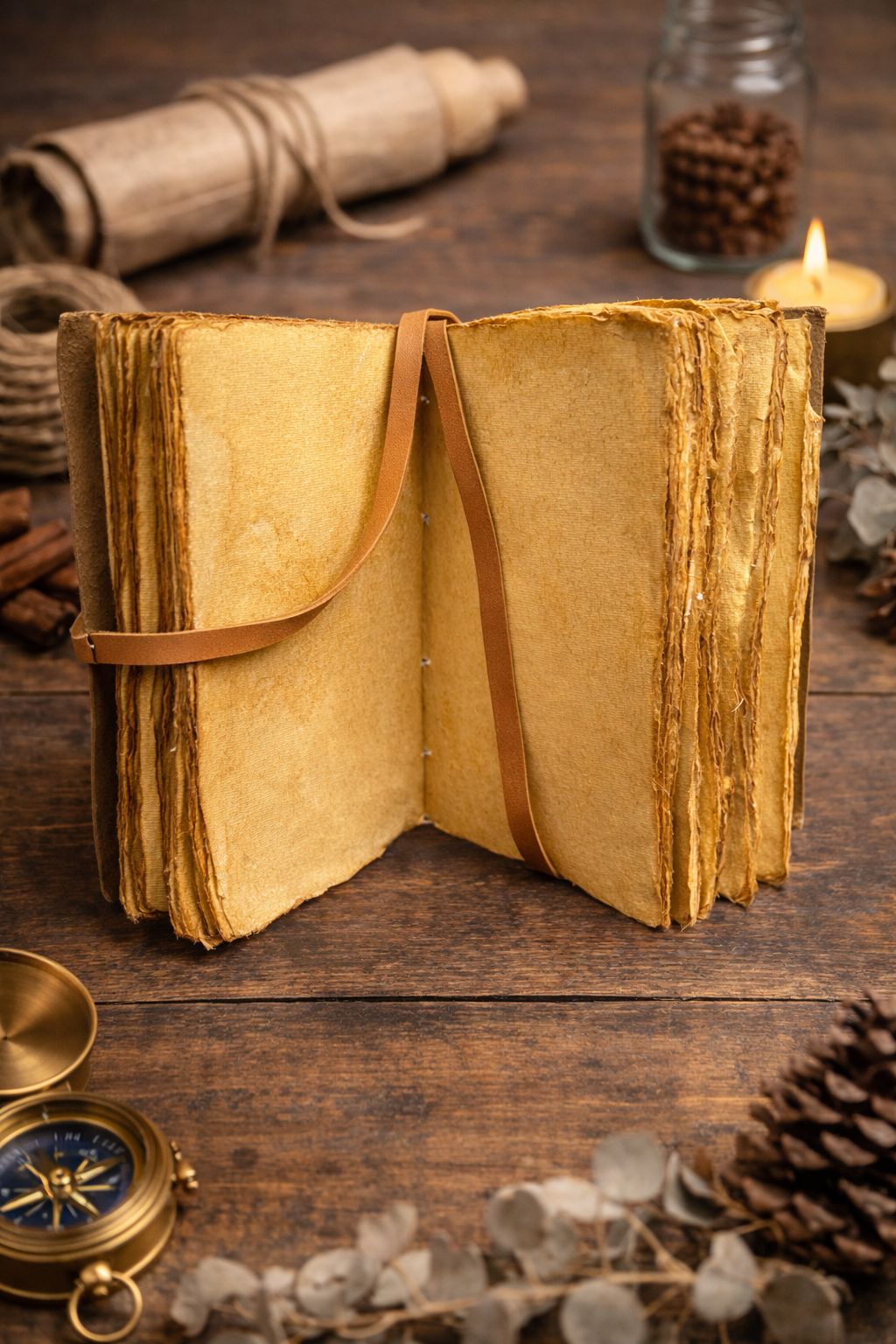 It Always seems Impossible Leather journal