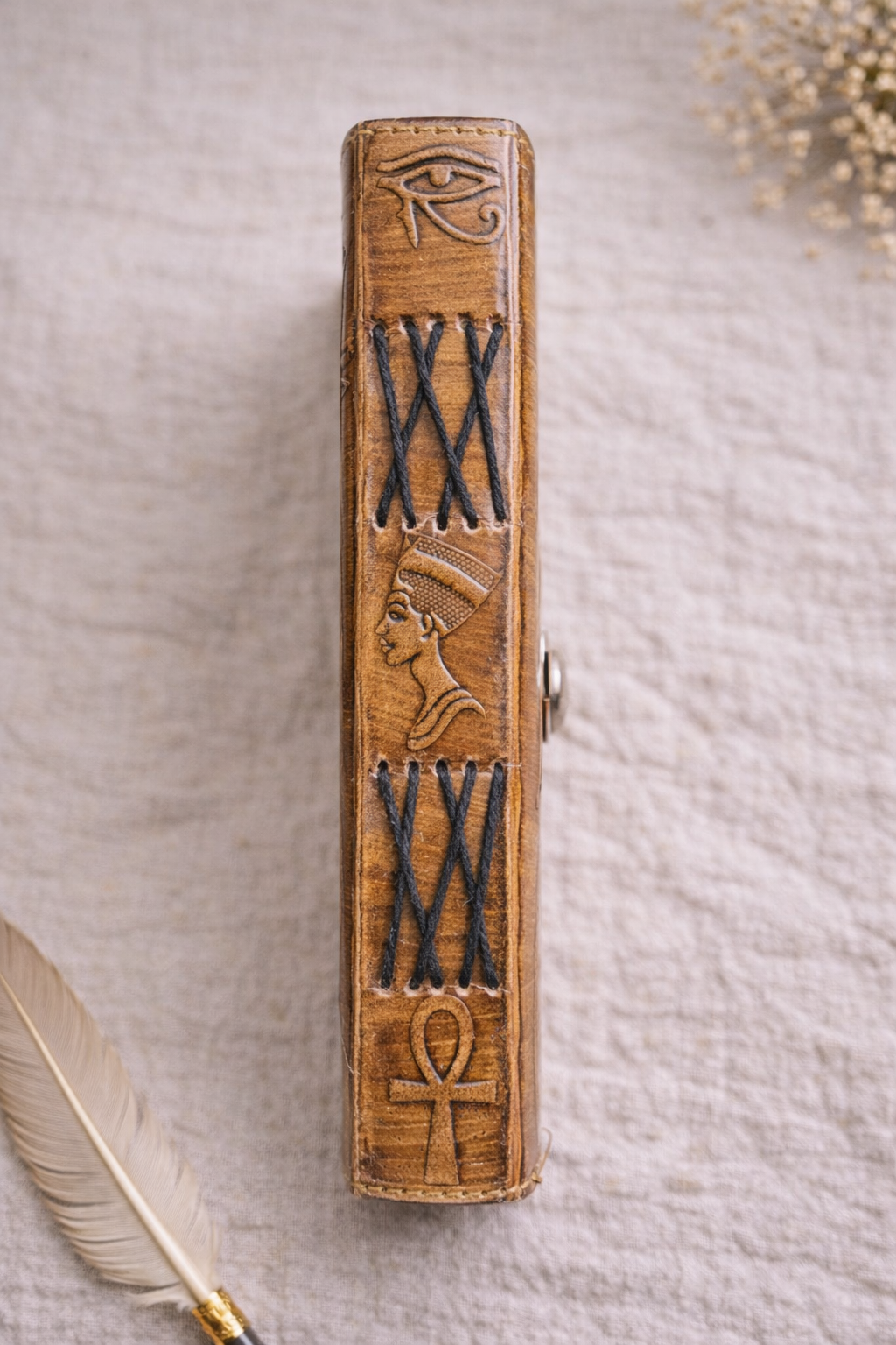 Ancient Egyptian King Pharaoh Leather Journal