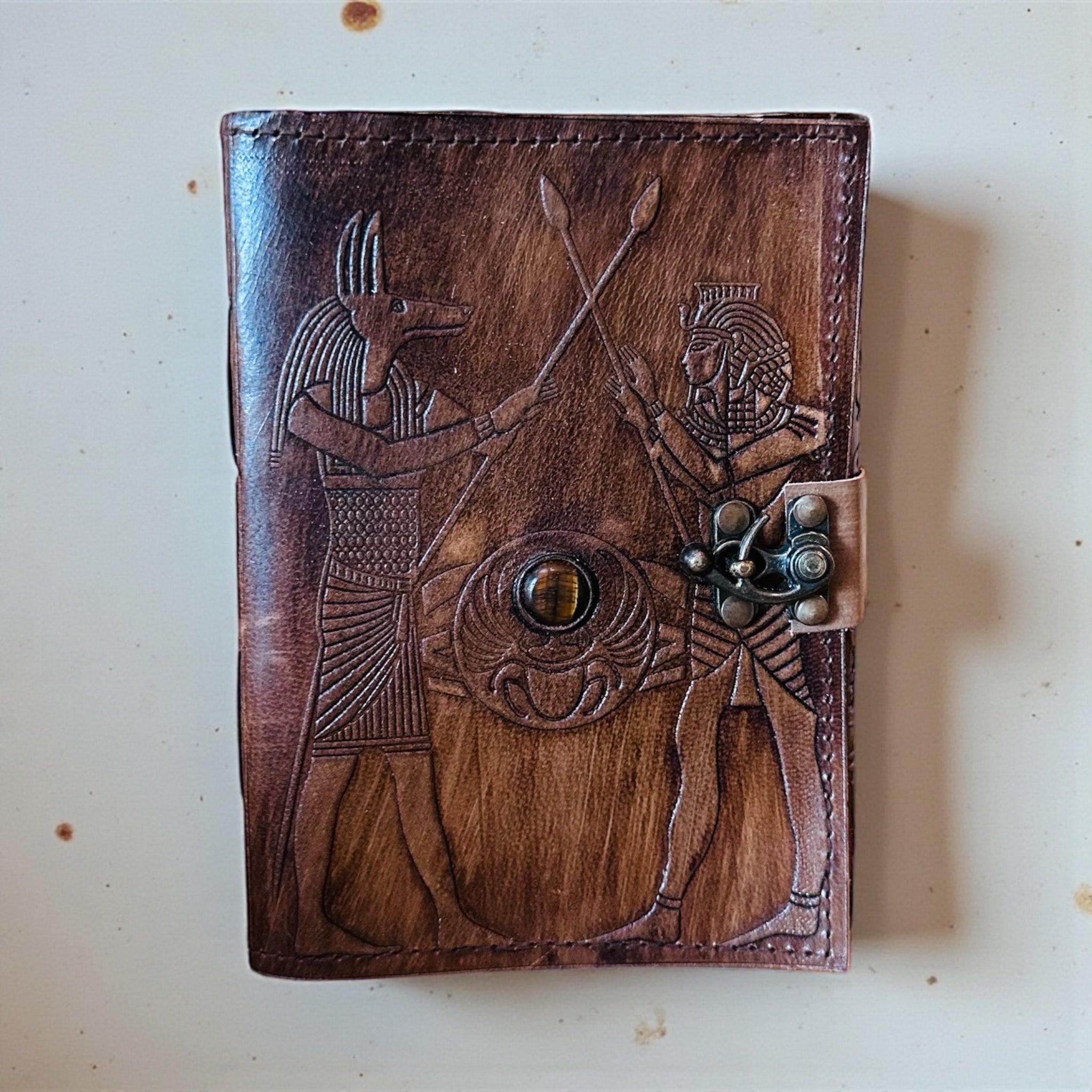 Ancient Egyptian King Pharaoh Leather Journal