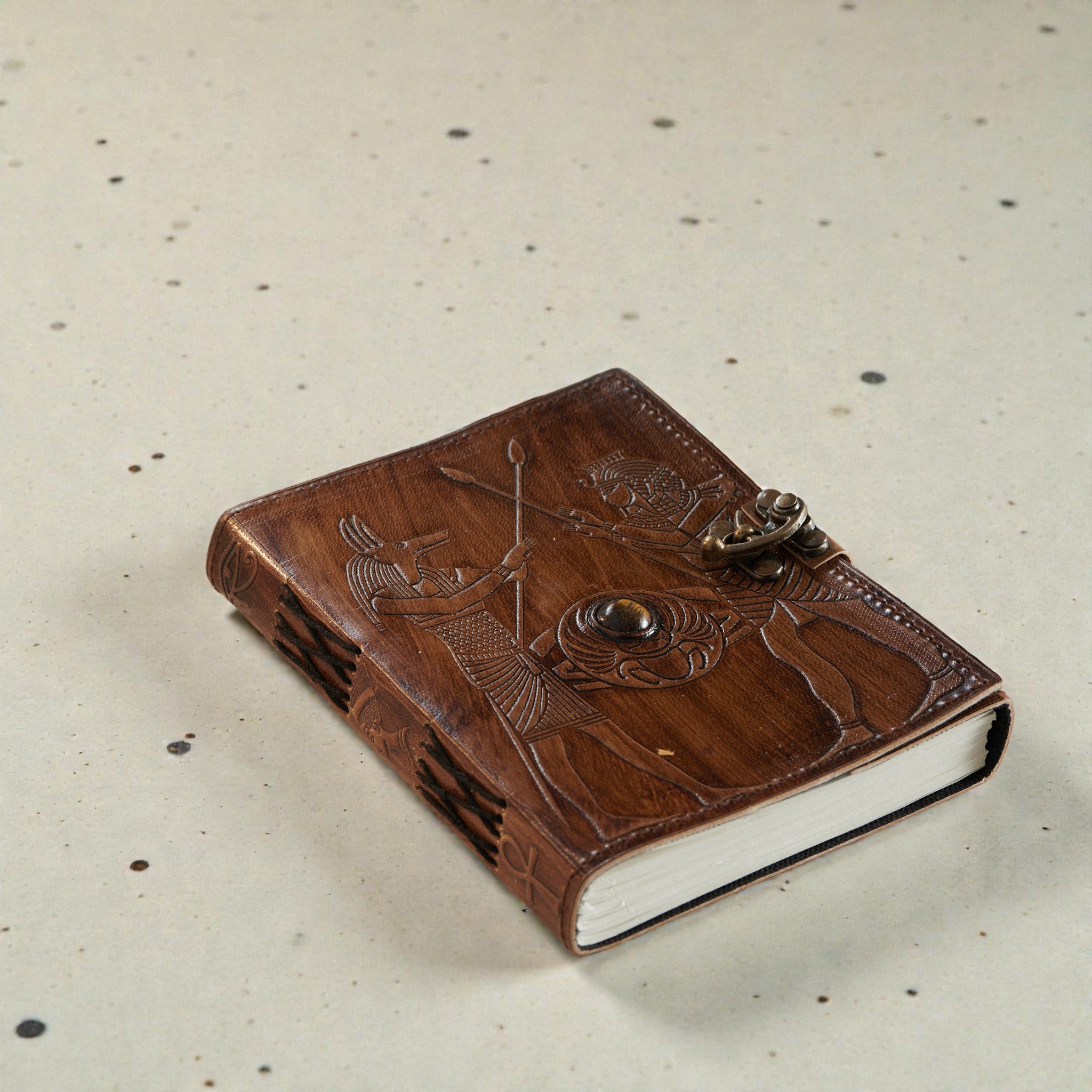 Ancient Egyptian King Pharaoh Leather Journal