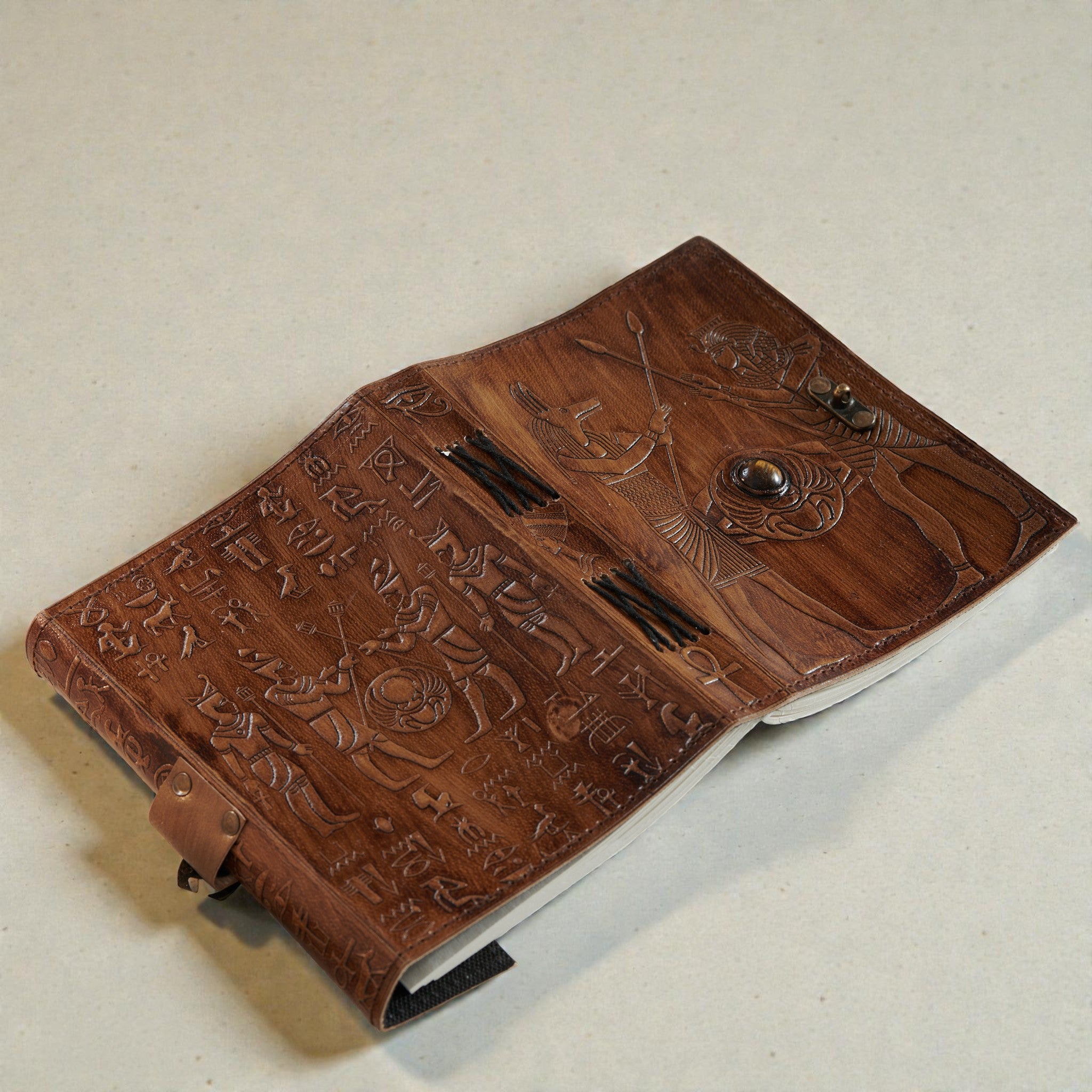 Ancient Egyptian King Pharaoh Leather Journal