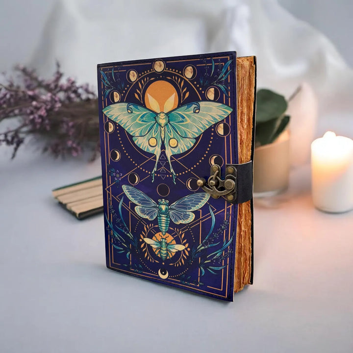 Butterfly Deckle Writing Leather Journal