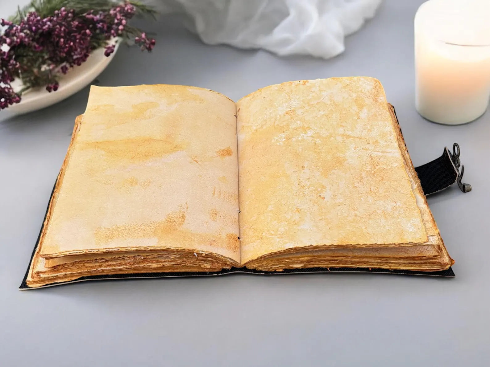 Butterfly Deckle Writing Leather Journal