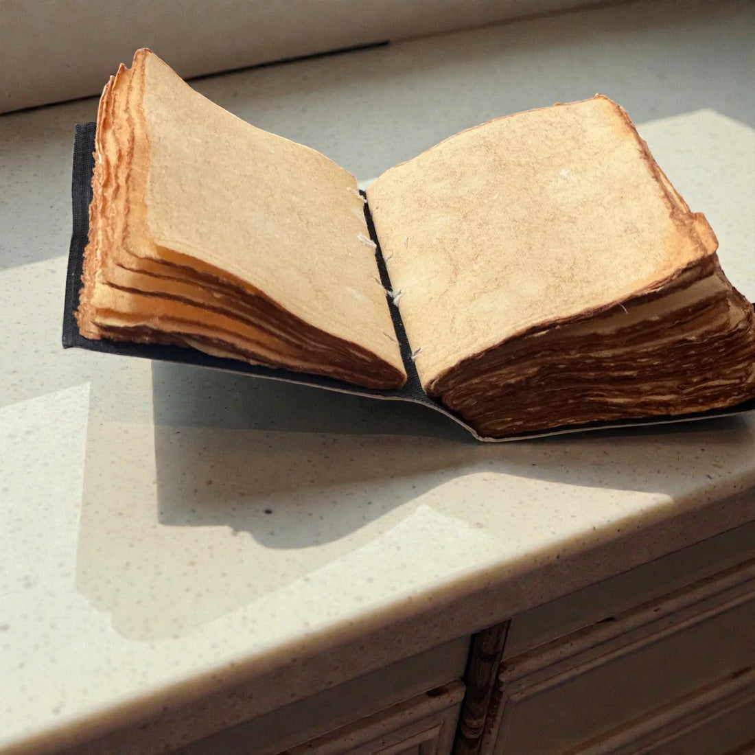 Dragon Leather Deckle Journal