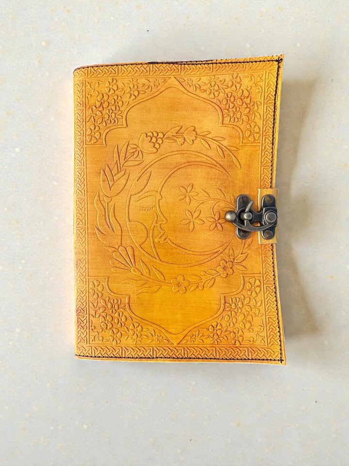 Moon Design Handmade Leather Journal