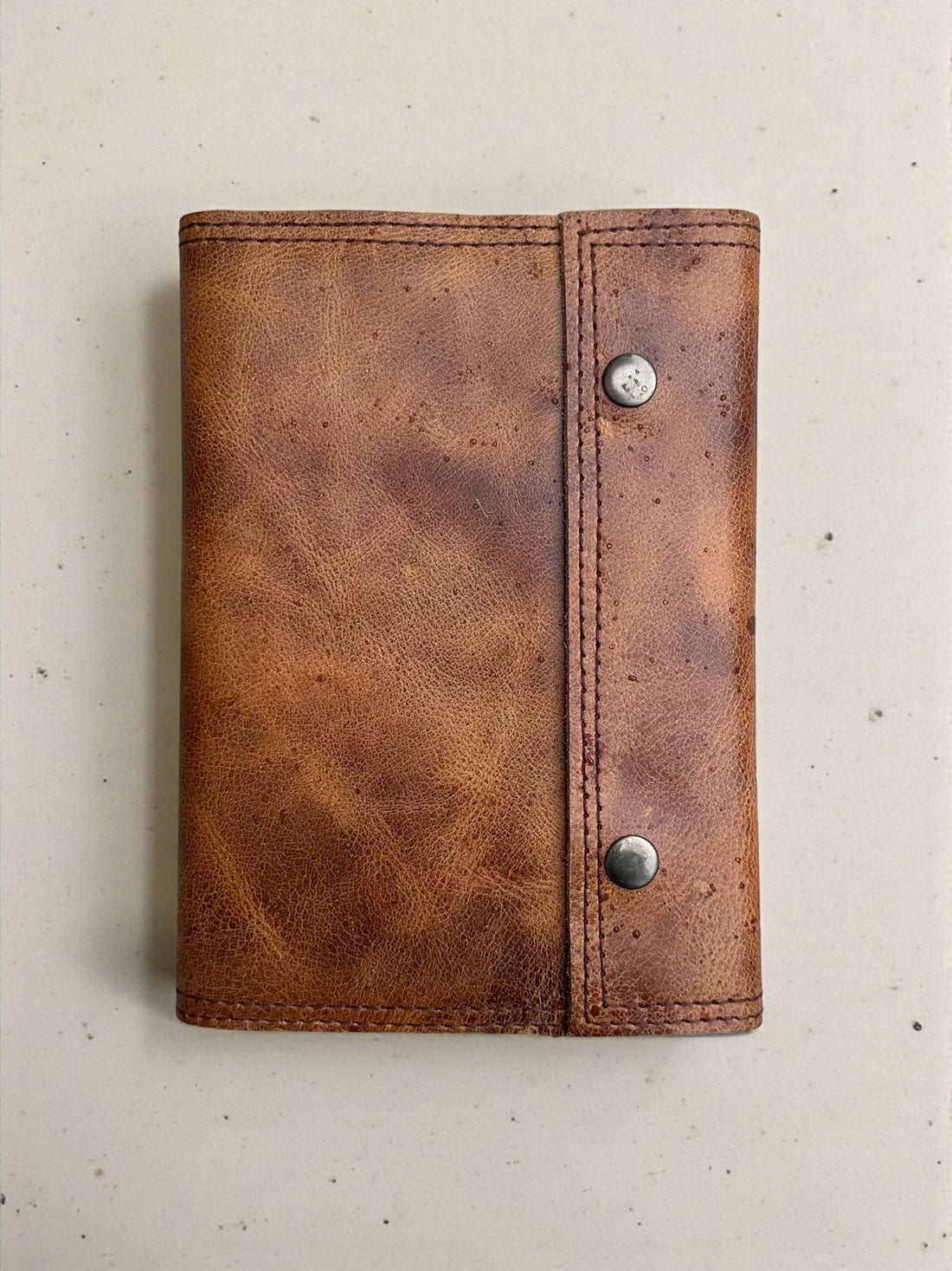 Handmade Leather Lined Refillable Page Journal
